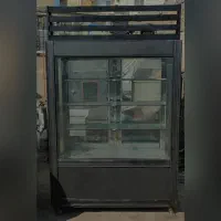 یخچال کبابی ایستاده ( دو طرف شیشه )  مشکی