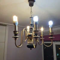 دو عدد لوستر ۶ شاخه|لوستر و چراغ آویز|تهران, جنتآباد مرکزی|دیوار
