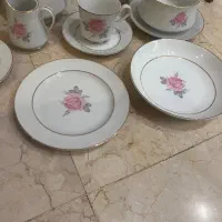 چینی اصل ژاپن دور آب طلا ۱۲ نفره|ظروف سرو و پذیرایی|تهران, تجریش|دیوار