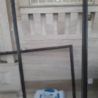 درب چوبی دولنگه با چهار چوب|مصالح و تجهیزات ساختمان|گرمسار, |دیوار