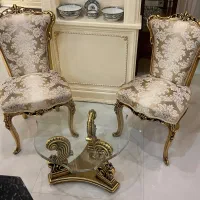 دو عدد صندلی استیل