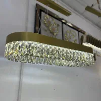 لوستر کریستال مدرن لاینر ریما با ریموت