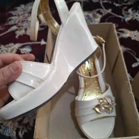 صندل عروس فروشی پاشنه۹سانت|کیف، کفش، کمربند|اصفهان, کوجان|دیوار