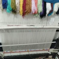 فروش دار قالی ابریشم با تمام وسایل