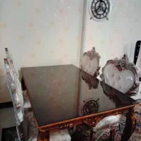 میز نهار خوری سلطنتی۶نفره  درحد نو