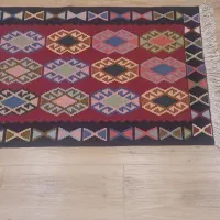 گلیم تابلوی یک متر در۶۰سانت بانخ خیلی اعلا|گلیم، جاجیم، گبه|اردبیل, |دیوار