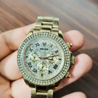 ساعت رولکس طلایی نگین دار