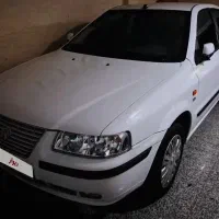 سمند سفید بیرنگ بدون خط و خش