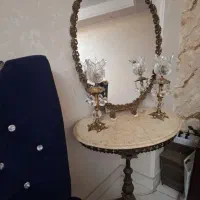 آیینه شمعدان برنجی