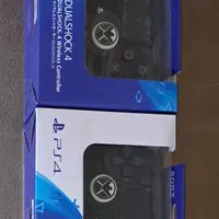 دسته بازی سونی مشکی PS4 Dualshock 4|کنسول، بازی ویدئویی و آنلاین|بیرجند, |دیوار