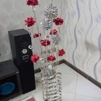 آباژور طرح گل بسیار زیبا|چراغ خواب و آباژور|تهران, شهرک شریعتی|دیوار