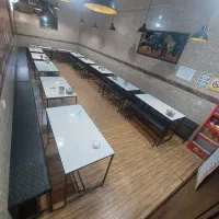 میز و نیمکت قهوه خانه