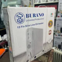 شوفاژ برقی/بخاری برقی/15پره فن دارBURANO ایتالیایی|بخاری، هیتر، شومینه|شیراز, شیخ روزبهان|دیوار