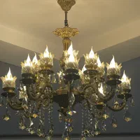 لوستر تمیز و نو|لوستر و چراغ آویز|اصفهان, خانه اصفهان|دیوار