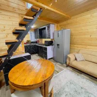 کلبه سوئیسی تک خواب|اجارهٔ کوتاهمدت ویلا و باغ|شفت, |دیوار