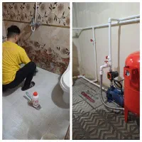 نصب پمپ آب لوله‌ کشی تشخیص ترگیدکی لوله