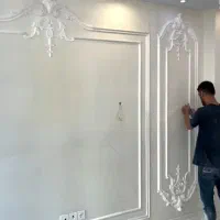 گچبری گچکاری لکه گیری  گچبری پیش ساخته دستی