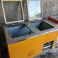 فریزر دو درب درب شیشه دو جداره ۵۰۰ لیتر جادار|کافی‌شاپ و رستوران|یاسوج, |دیوار