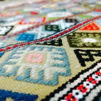 «گلیم دست بافت»