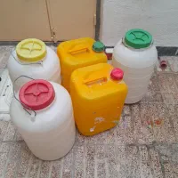 ۳عدد دبه بزرگ ترشی ۲ عدد کالن ۲۰ لتیر