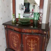 اینه کنسول چوب گردو|بوفه، ویترین، کنسول|همدان, |دیوار