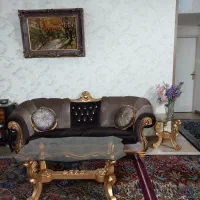 سرویس مبلمان ۷نفره به همراه میز وسط و عسلی