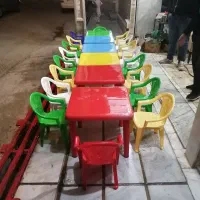 میز صندلی بچگانه مناسب مهد کودک