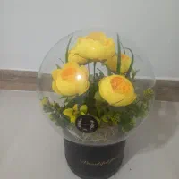 گل حباب شیشه ای