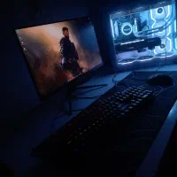 کیس گیمینگ  با مانیتور|رایانه رومیزی|پاکدشت, پاکدشت (مامازند)|دیوار