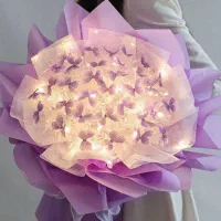 دسته گل پروانهای|گل مصنوعی|همدان, |دیوار