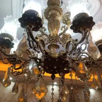 لوستر بسیار زیبا و سنگین ماله ۹ سال پیشه|لوستر و چراغ آویز|تبریز, |دیوار