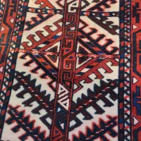 نوار داخل آلاچیق ترکمن قدیمی دستباف