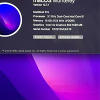 macbook pro یک ترابایت|رایانه همراه|دزفول, |دیوار