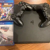 یک ترابایت  اسلیم با دو دیسک  بازی مPS4