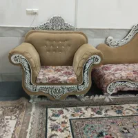 مبل هفت نفره سلطنتی همراه میزعسلی|مبلمان خانگی و میز عسلی|قنوات, |دیوار