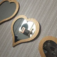 آینه 3تایی قلبی کاملا سالم