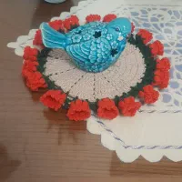 رومیزی گل انار|صنایع دستی و سایر لوازم تزئینی|رشت, شهرک آیت الله منتظری|دیوار