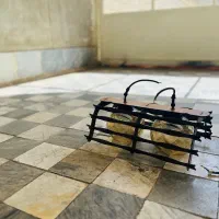 لوستر سقفی چوبی با حباب|لوستر و چراغ آویز|تهران, جنتآباد شمالی|دیوار