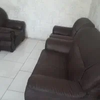مبل اداری چرم چهار نفره