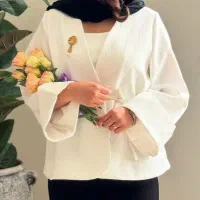 مانتو کتی سفید