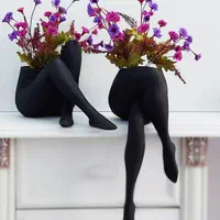 گلدان و جاشمعی طرح پا