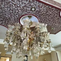 لوستر برنج ۸شاخه ۱۶ تا لامپی