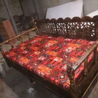 تخت راک نهارخوری باغی چوبی مبل سنتی|صندلی و نیمکت|دزفول, |دیوار