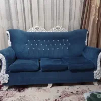 مبل رنگ آبی|مبلمان خانگی و میز عسلی|بوئین زهرا, |دیوار