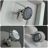 انگشتر فاخر عقیق کبود