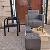 میز پدیکور و صندلی ارایشگاه