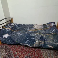 تخت فلزی و تشک طبی و روتختی|تخت و سرویس خواب|بروجرد, |دیوار