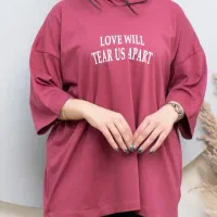 تیشرت لانگ کلاه دار فری سایزاز44تا54 ارسال رایگان