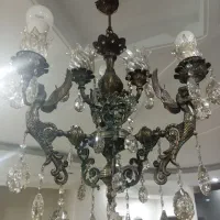 لوستر برنجی و دیوار کوب|لوستر و چراغ آویز|پاکدشت, پاکدشت (مامازند)|دیوار