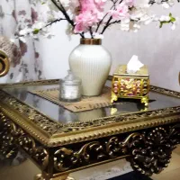 مبل سلطنتی ۷ نفره همراه با میزعسلی|مبلمان خانگی و میز عسلی|تربت جام, کلالی|دیوار